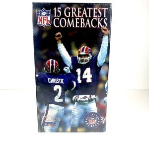Vintage 1993 Sealed NFL Films VHS 15 Greatest Comebacks Cowboys Jets Redskins  ￼